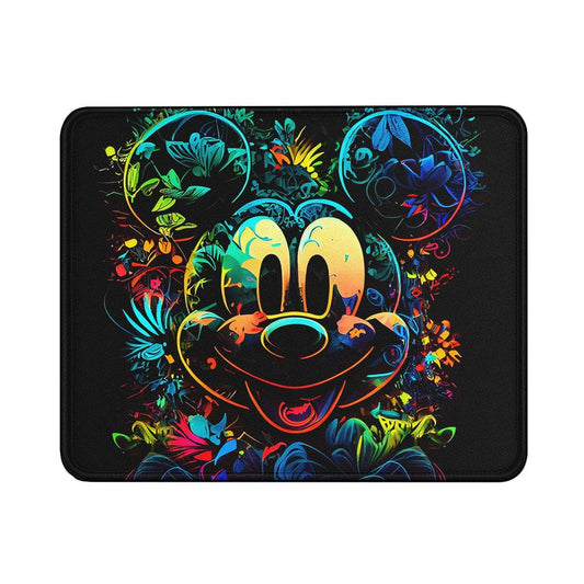 Mickey Mouse Colorful Art Mouse Pads | Custom Mouse Pad with Non-Slip Rubber Base