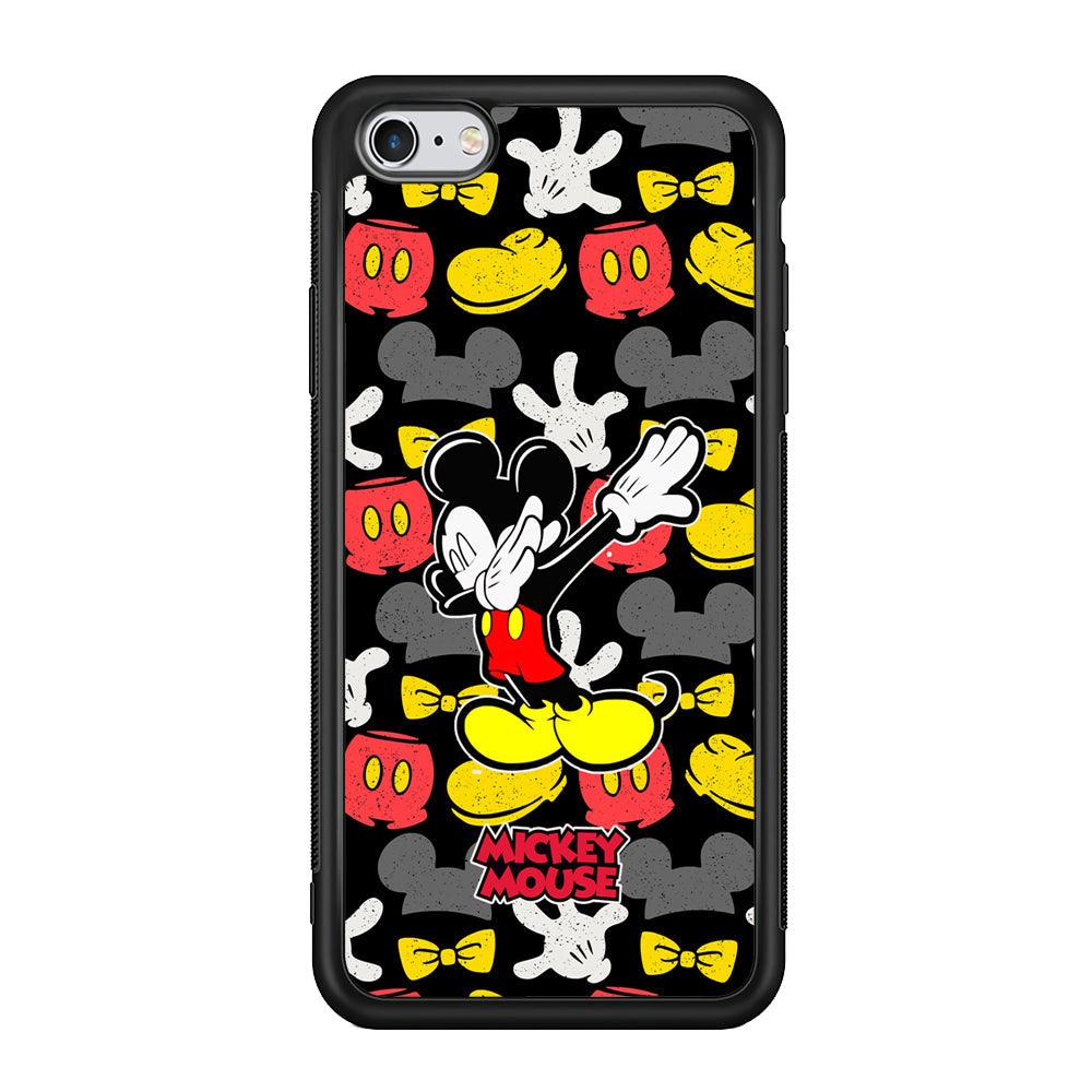 Mickey Mouse Dance All of Time iPhone 6 | 6s Case-Rubber Black (2D Case)-Oxvistore