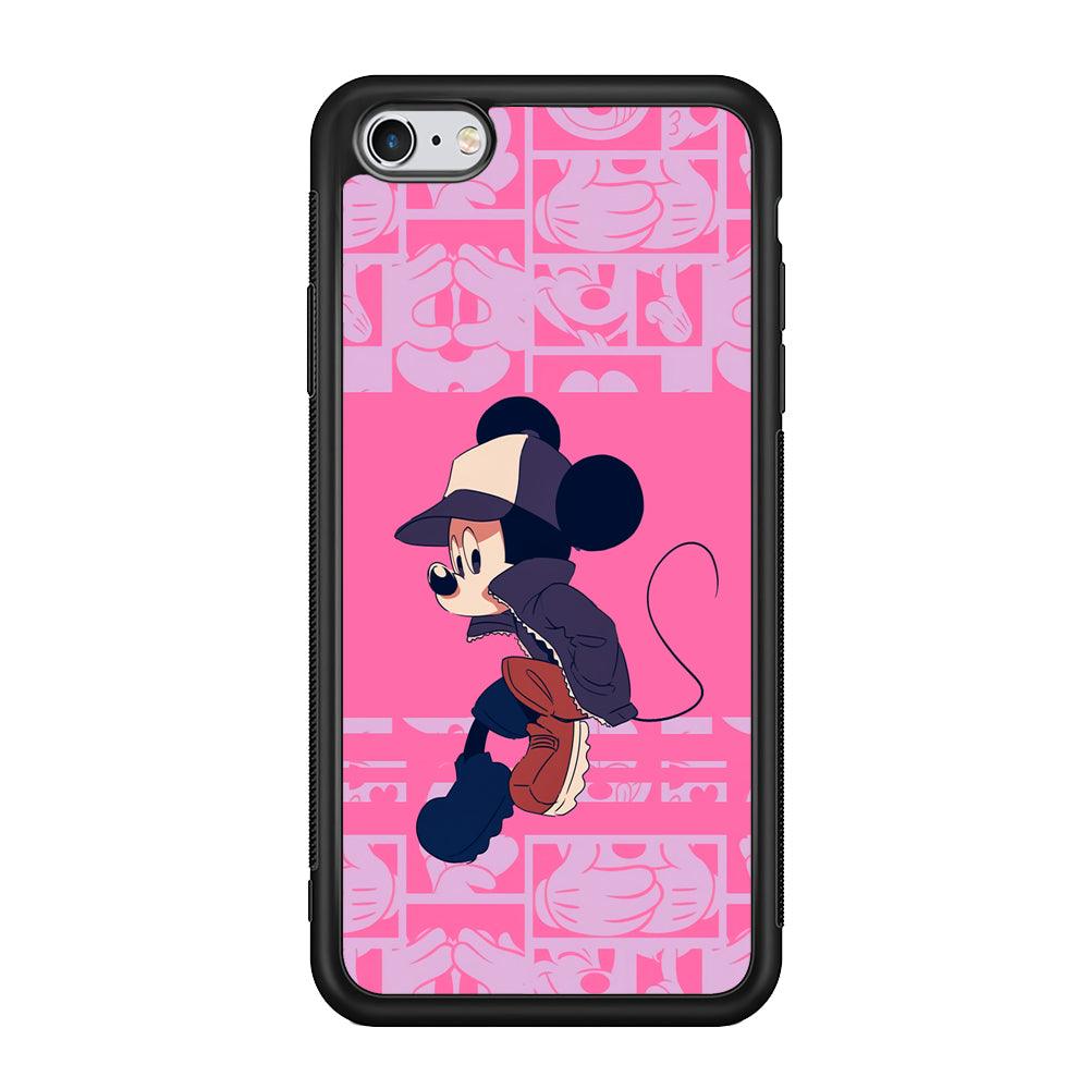Mickey Mouse Dancing and Flying iPhone 6 Plus | 6s Plus Case-Rubber Black (2D Case)-Oxvistore