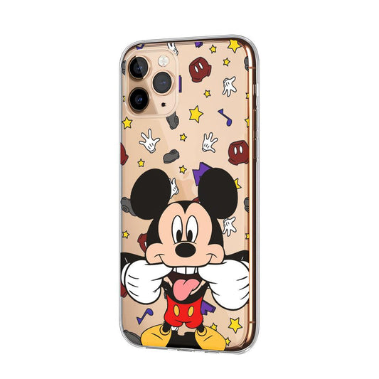 Mickey Mouse Mock You Clear Soft Case-Oxvistore