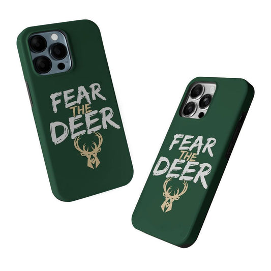 Milwaukee Bucks Deer 2 in 1 Tough Phone Case-Oxvistore
