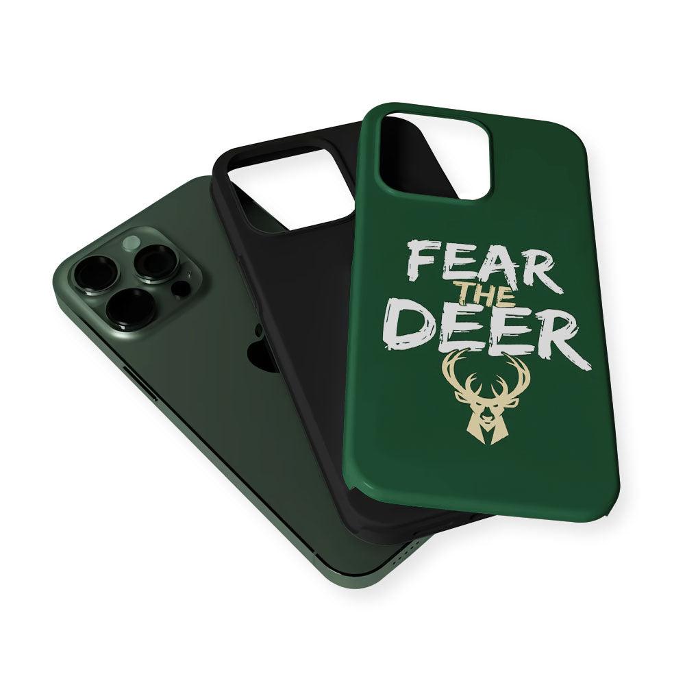 Milwaukee Bucks Deer 2 in 1 Tough Phone Case-Oxvistore