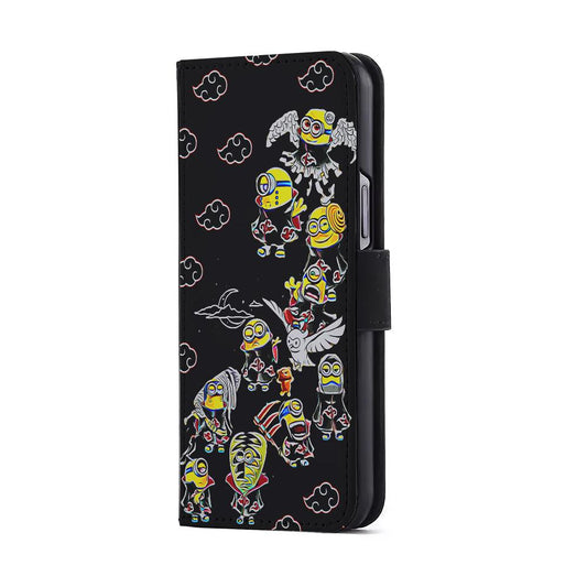 Minions Akatsuki Cosplay Flip Wallet Phone Case-Oxvistore