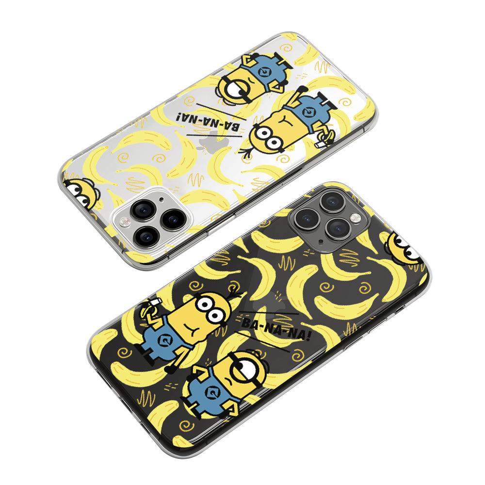 Minions Eat and Say Banana Clear Soft Case-Oxvistore