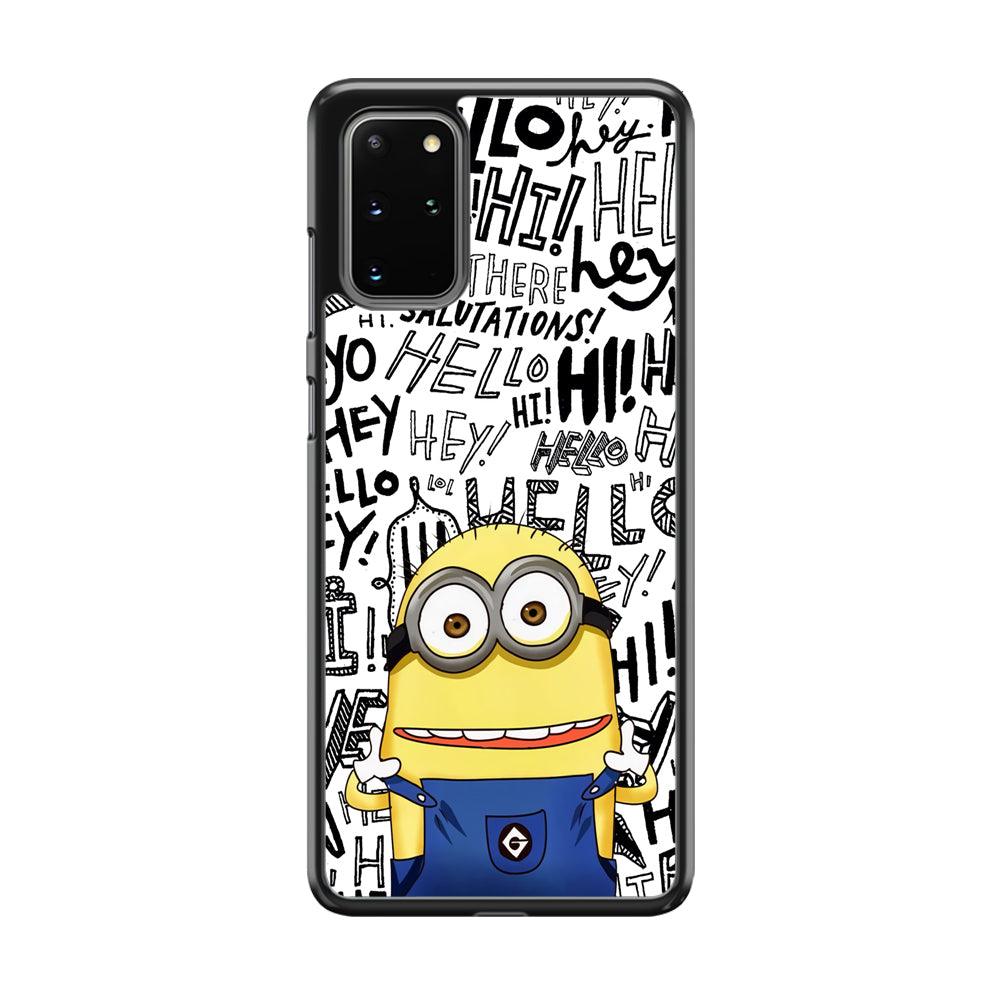Minions Hail Word Samsung Galaxy S20 Plus Case-3D Case-Oxvistore