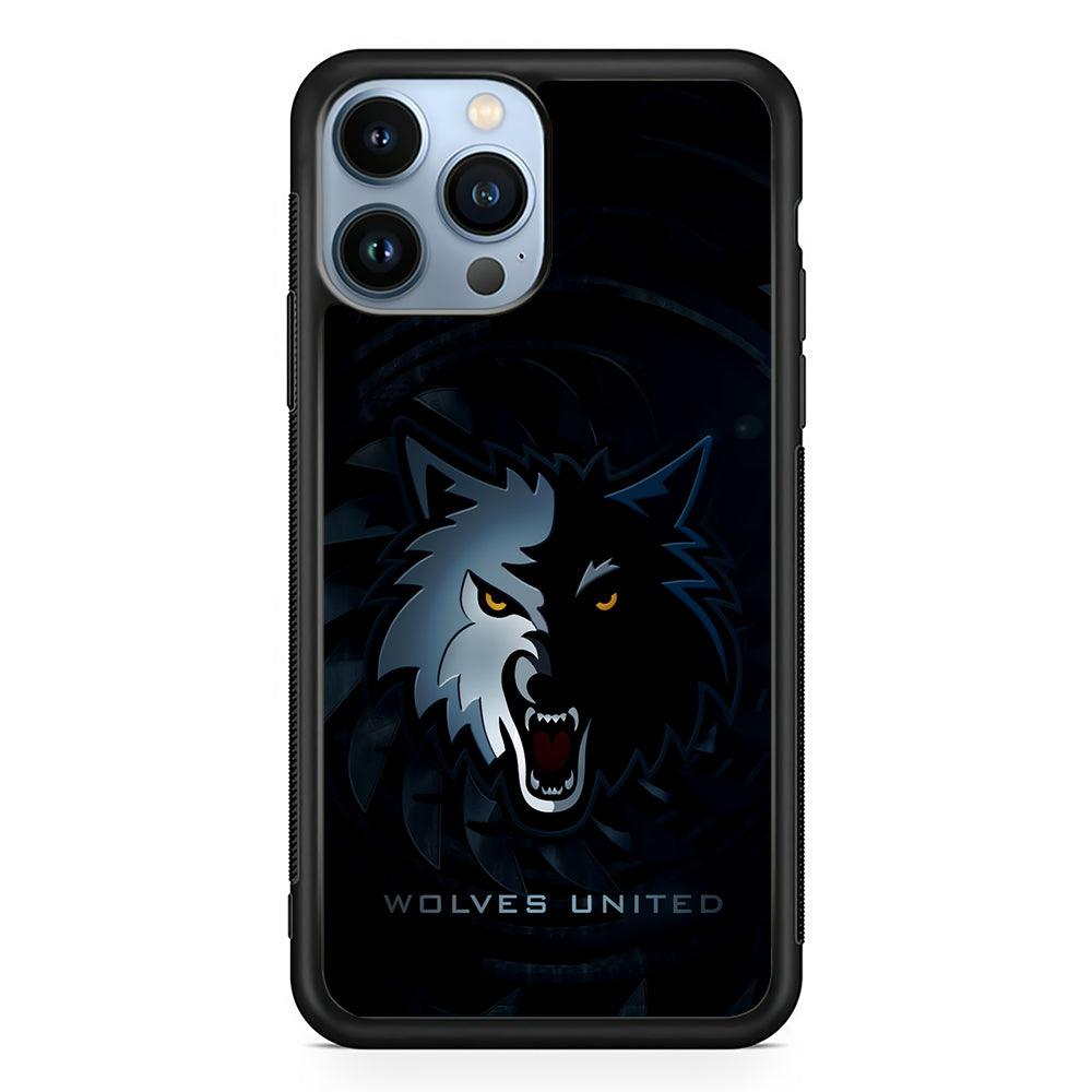 Minnesota Timberwolves Logo 2D Rubber Phone Case-Black-Oxvistore