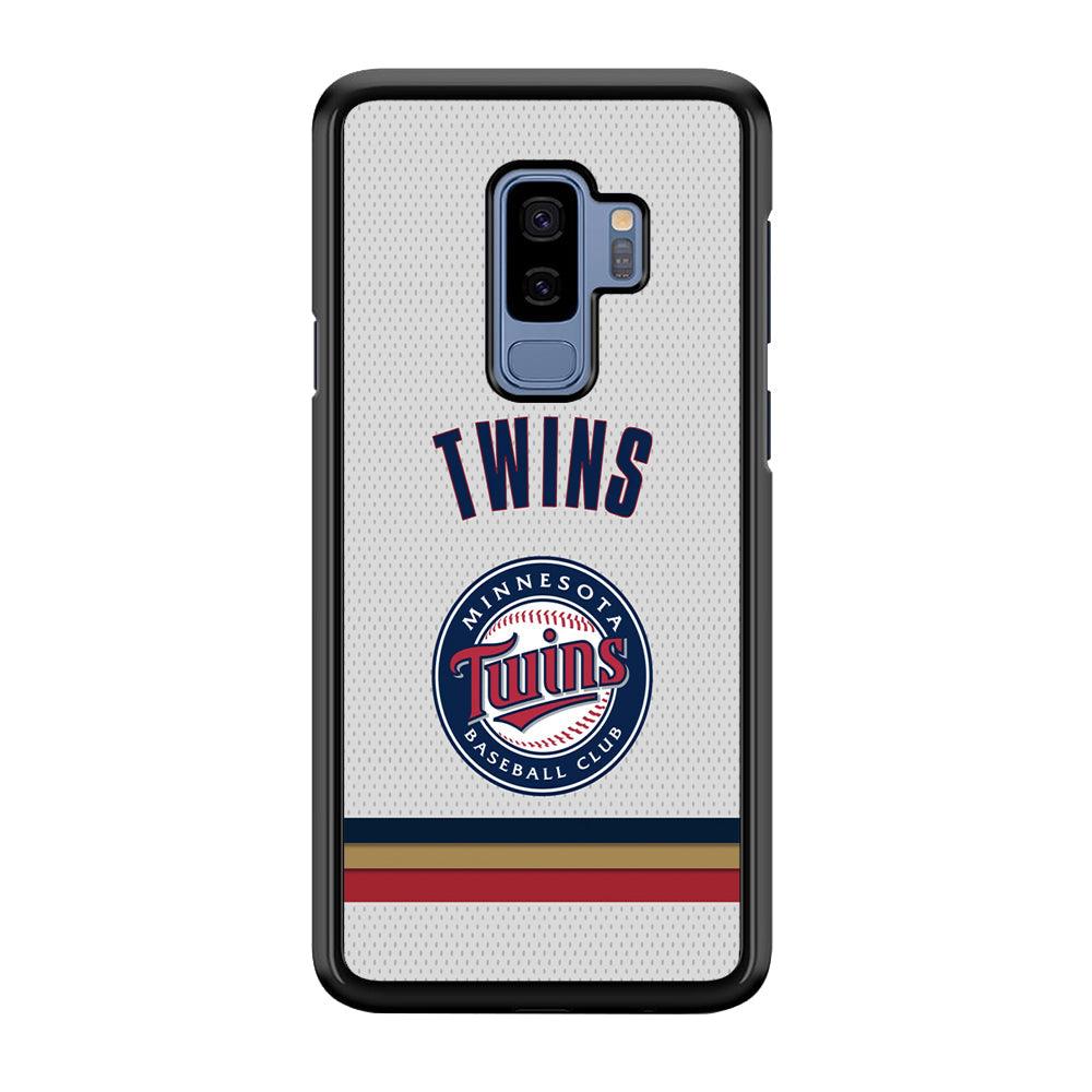 Minnesota Twins Arrange The Movement Samsung Galaxy S9 Plus Case-Rubber Black (2D Case)-Oxvistore