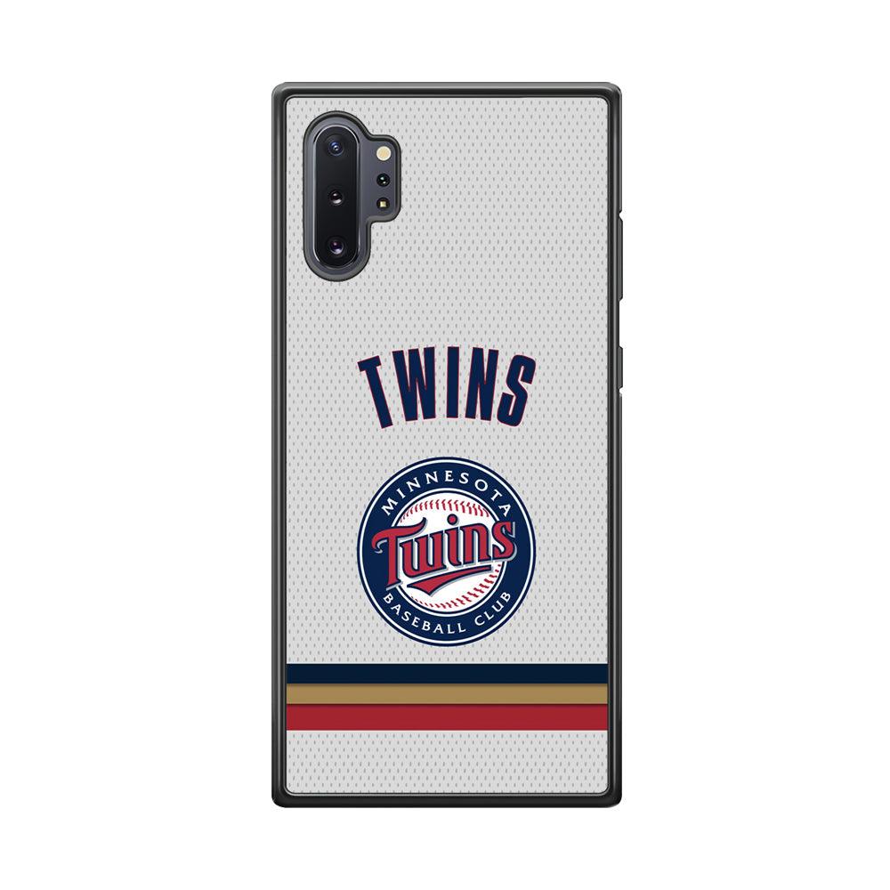 Minnesota Twins Arrange The Movement Samsung Galaxy Note 10 Plus Case-Rubber Black (2D Case)-Oxvistore