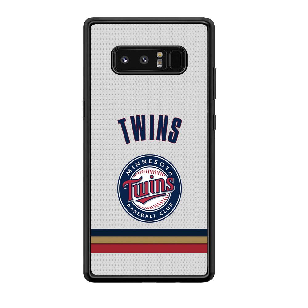 Minnesota Twins Arrange The Movement Samsung Galaxy Note 8 Case-Rubber Black (2D Case)-Oxvistore