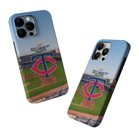 Minnesota Twins Stadium 2 in 1 Tough Phone Case-Oxvistore
