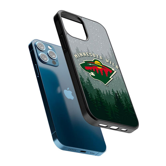 Minnesota Wild Logo 2D Rubber Phone Case-Oxvistore
