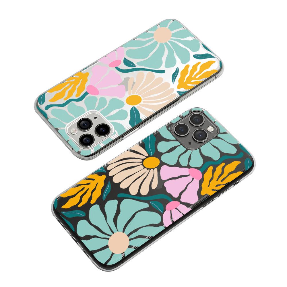 Mix Flowers Peace in Natural Beauty Clear Soft Case-Oxvistore