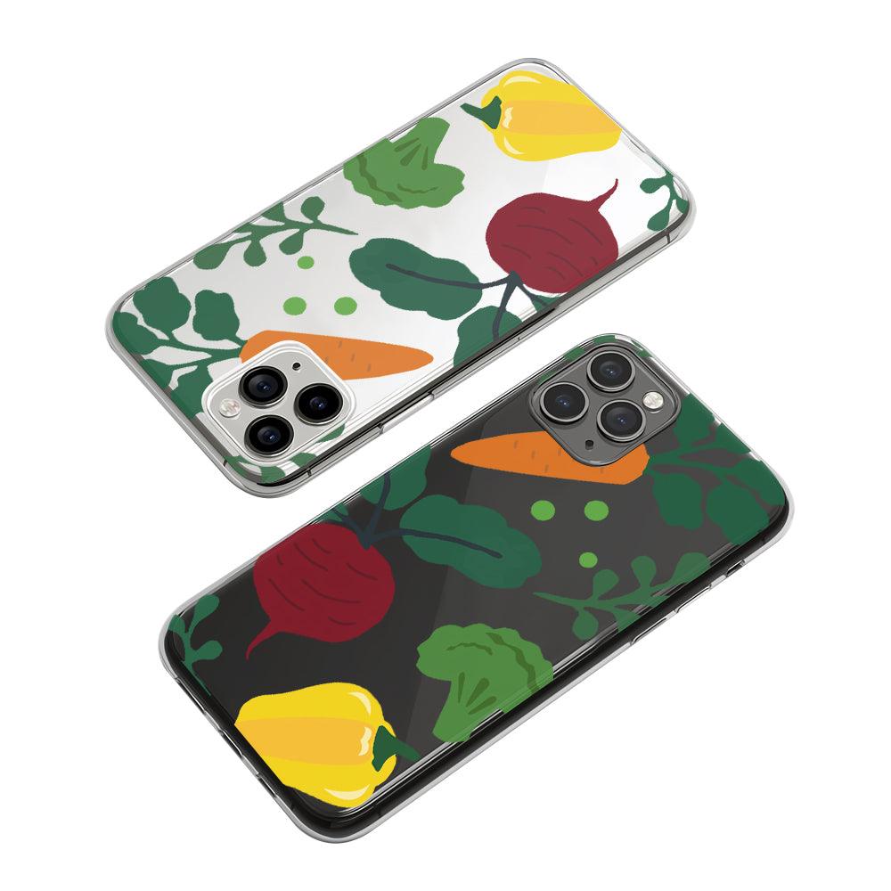 Mix Vegetable Colorfull Combination Clear Soft Case-Oxvistore