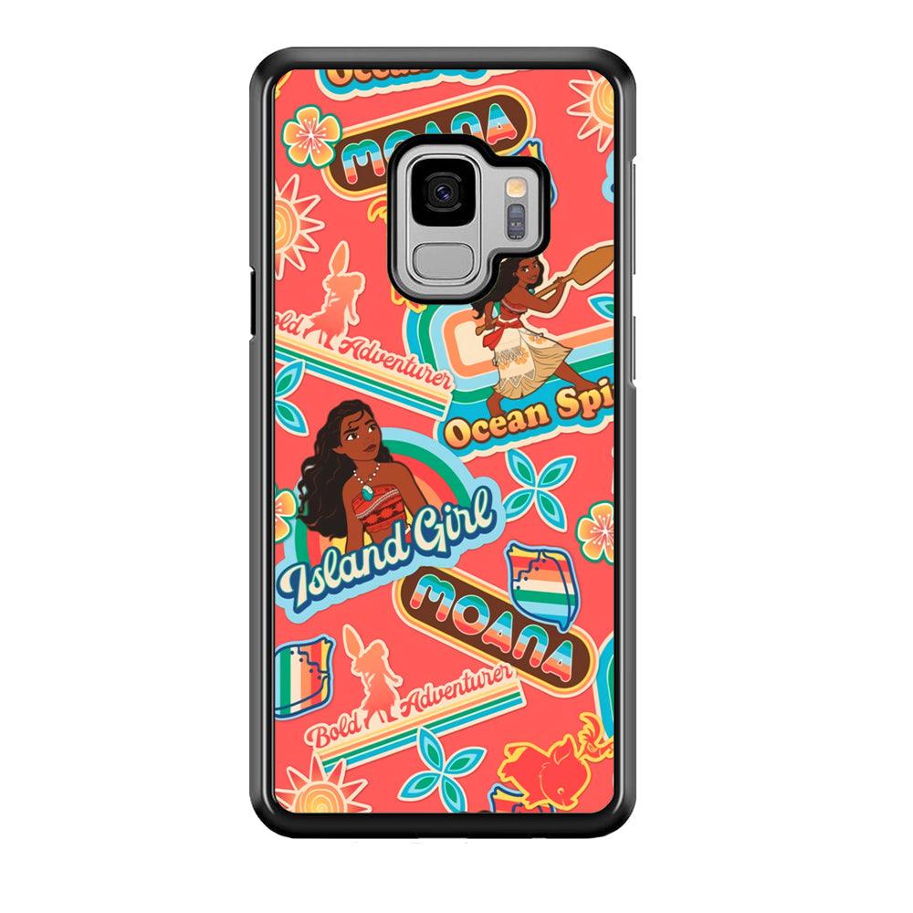 Moana The Spirit of Ocean Samsung Galaxy S9 Case-Rubber Black (2D Case)-Oxvistore