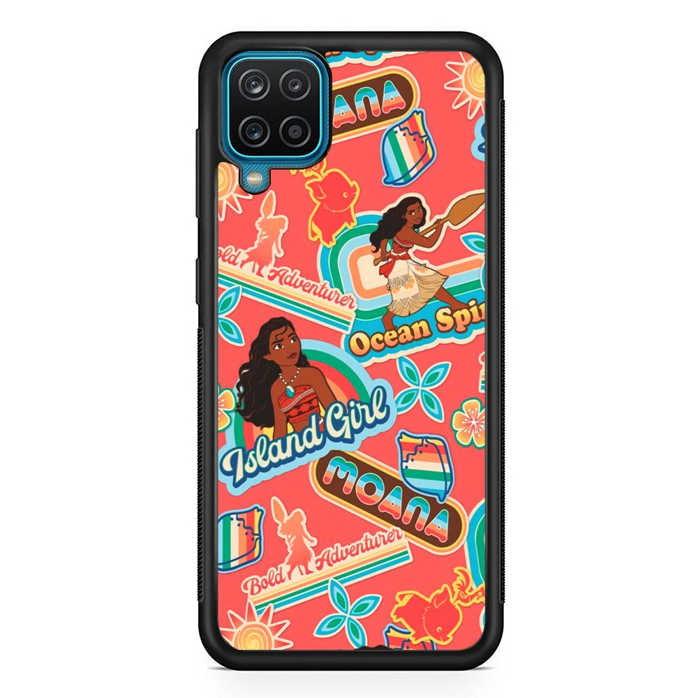 Moana The Spirit of Ocean Samsung Galaxy A12 Case-Rubber Black (2D Case)-Oxvistore