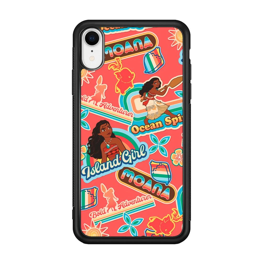Moana The Spirit of Ocean iPhone XR Case-Rubber Black (2D Case)-Oxvistore