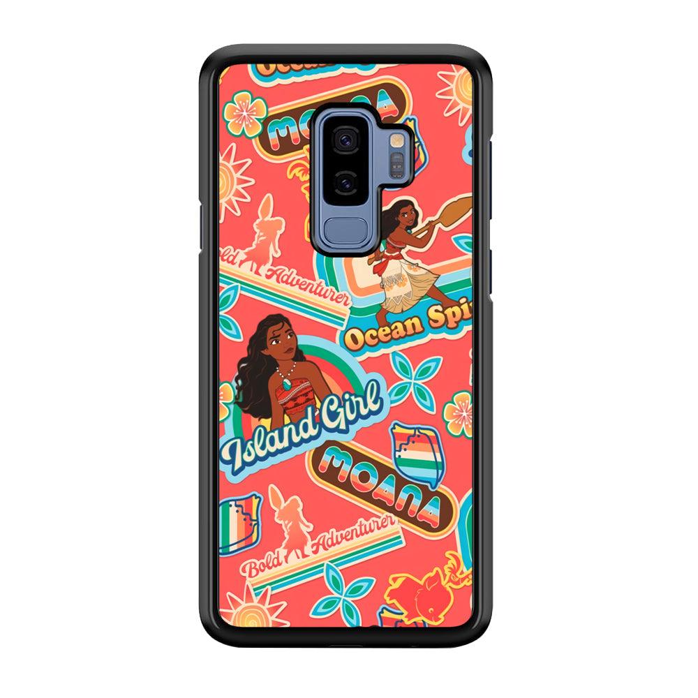 Moana The Spirit of Ocean Samsung Galaxy S9 Plus Case-Rubber Black (2D Case)-Oxvistore