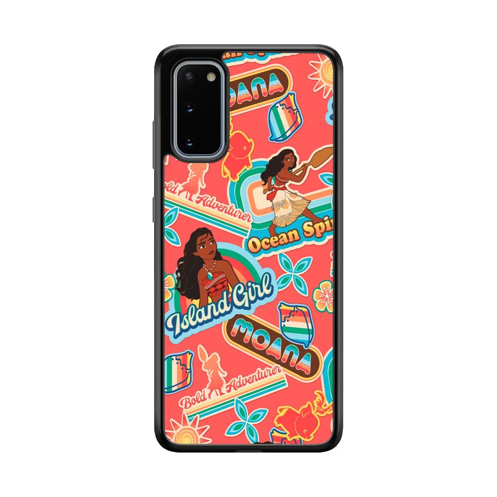 Moana The Spirit of Ocean Samsung Galaxy S20 Case-Rubber Black (2D Case)-Oxvistore