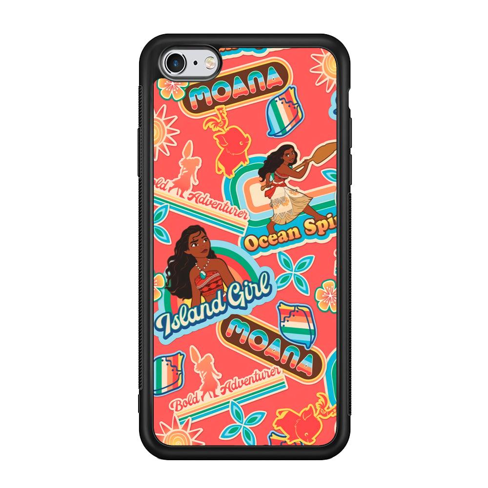 Moana The Spirit of Ocean iPhone 6 Plus | 6s Plus Case-Rubber Black (2D Case)-Oxvistore