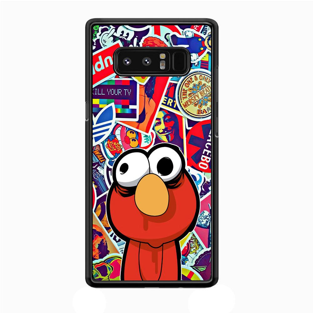 Monday Morning Attitude Samsung Galaxy Note 8 Case-Rubber Black (2D Case)-Oxvistore