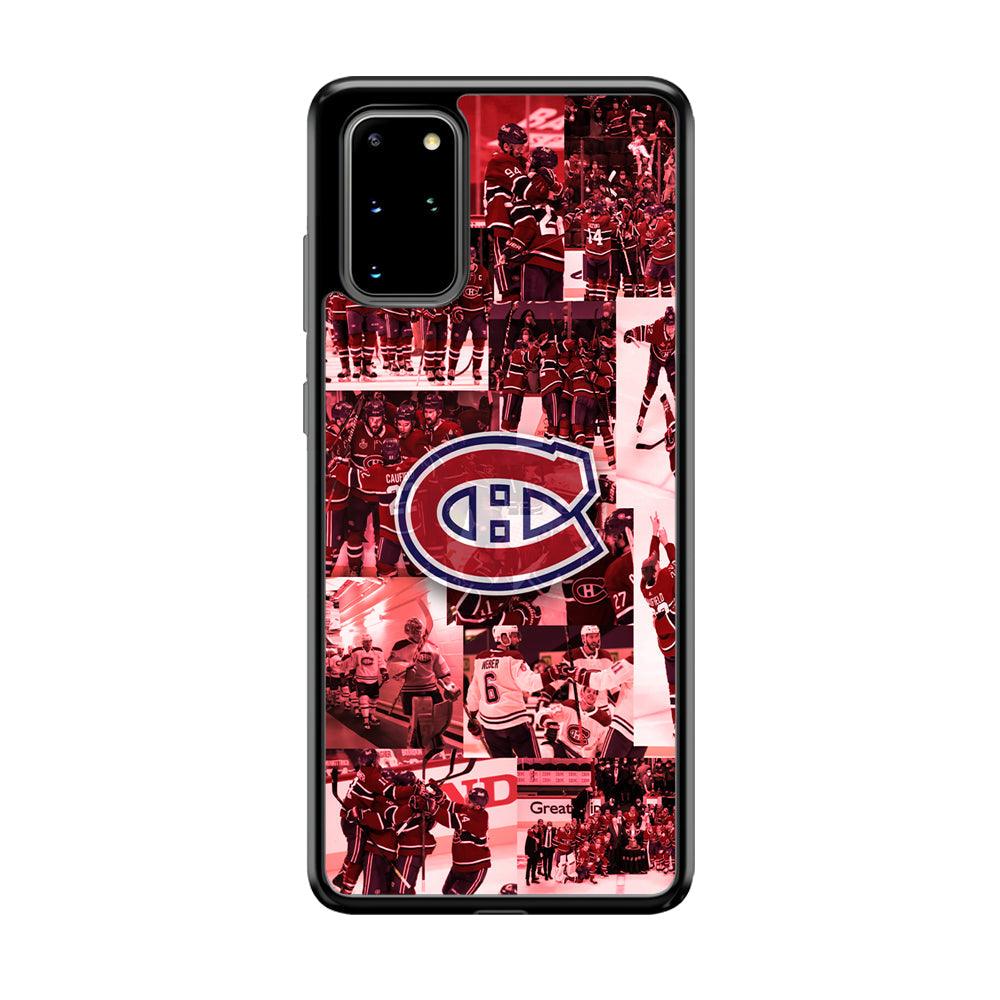 Montreal Canadiens Collage of Celebration Samsung Galaxy S20 Plus Case-Rubber Black (2D Case)-Oxvistore
