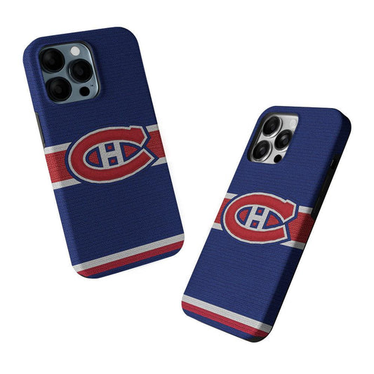 Montreal Canadiens Logo 2 in 1 Tough Phone Case-Oxvistore