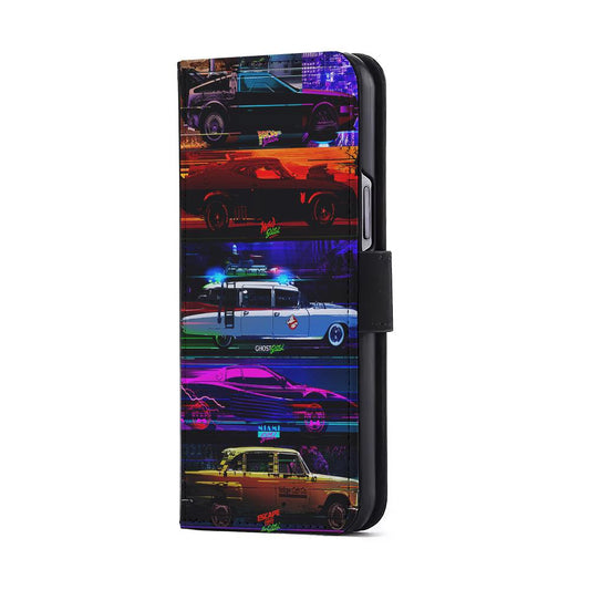Muscle Car Vintage Retrowave Flip Wallet Phone Case-Oxvistore