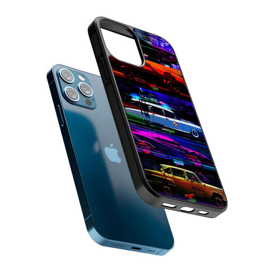 Muscle Car Vintage Retrowave 2D Rubber Phone Case-Oxvistore
