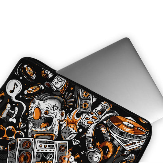 Music Graffiti Art Laptop Sleeve Protective Cover-Oxvistore