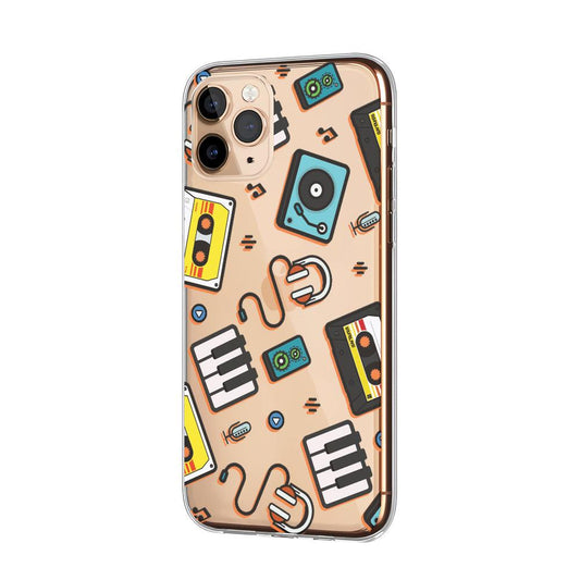Music Record and Play Clear Soft Case-Oxvistore