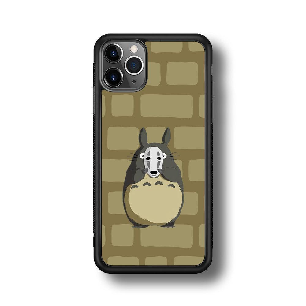My Neighbor Totoro Iam not Here iPhone 11 Pro Max Case-Rubber Black (2D Case)-Oxvistore