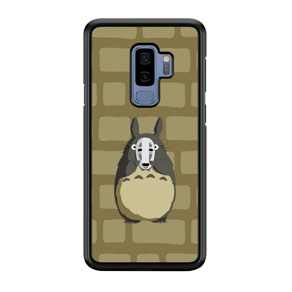 My Neighbor Totoro Iam not Here Samsung Galaxy S9 Plus Case-Rubber Black (2D Case)-Oxvistore