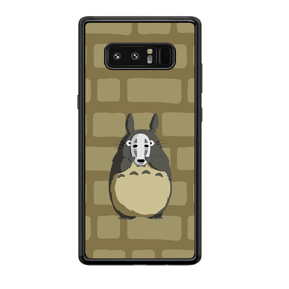 My Neighbor Totoro Iam not Here Samsung Galaxy Note 8 Case-Rubber Black (2D Case)-Oxvistore
