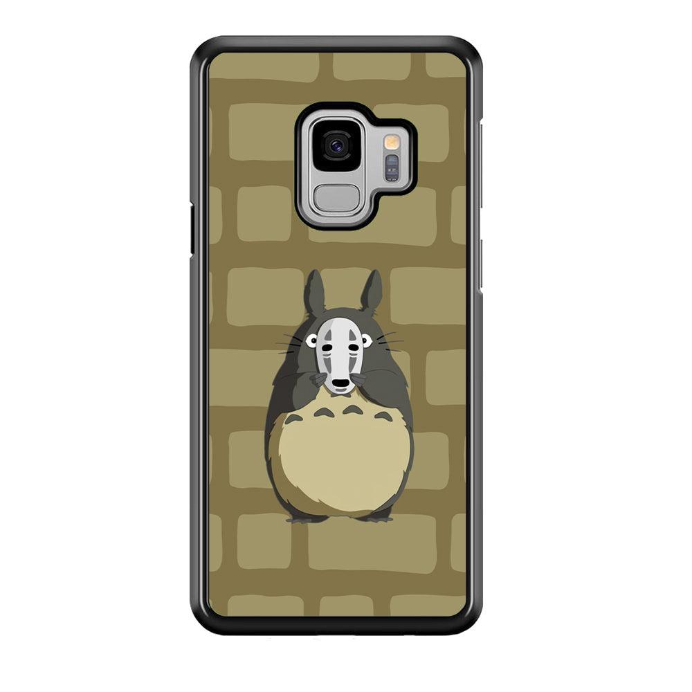 My Neighbor Totoro Iam not Here Samsung Galaxy S9 Case-Rubber Black (2D Case)-Oxvistore