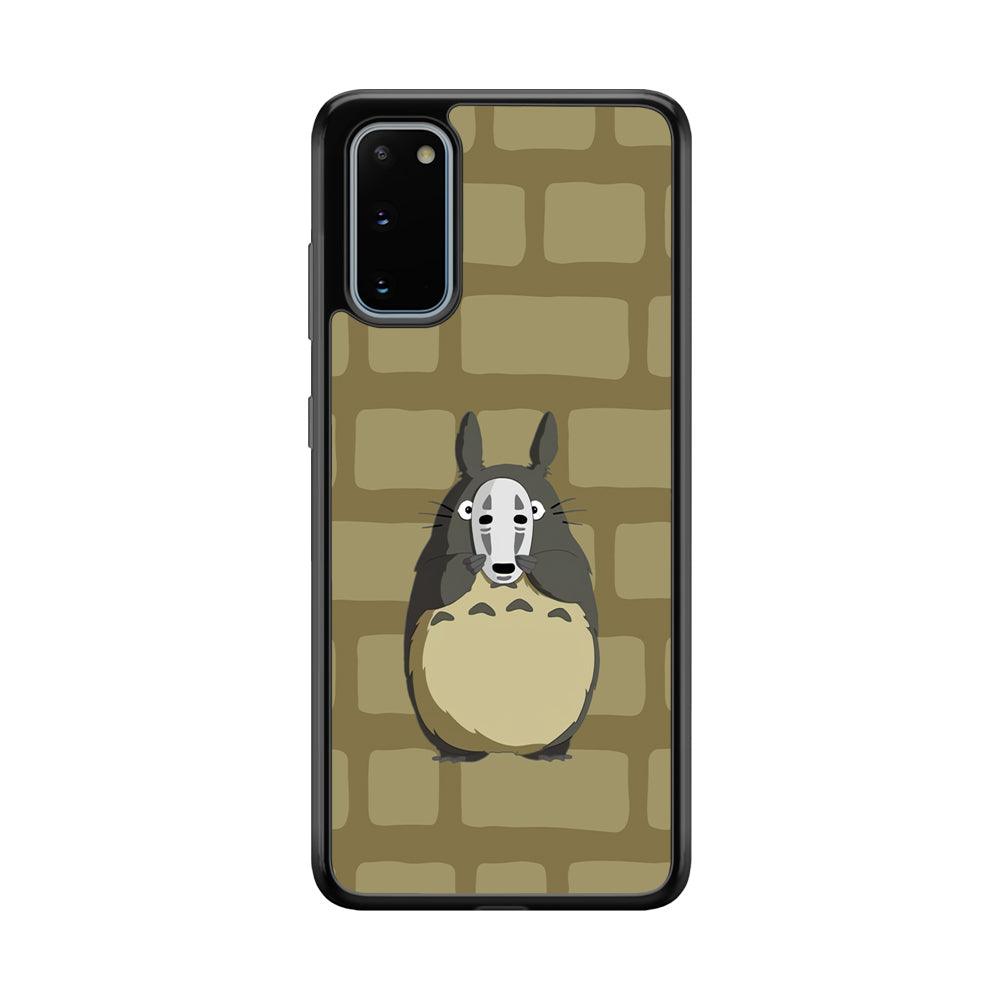 My Neighbor Totoro Iam not Here Samsung Galaxy S20 Case-Rubber Black (2D Case)-Oxvistore