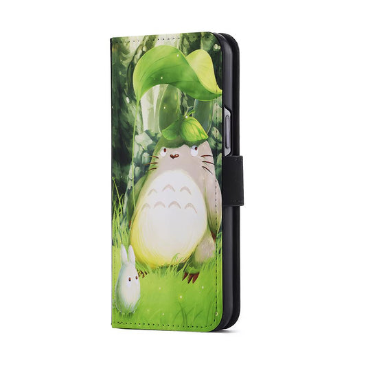 My Neighbor Totoro Studio Ghibli Flip Wallet Phone Case-Oxvistore