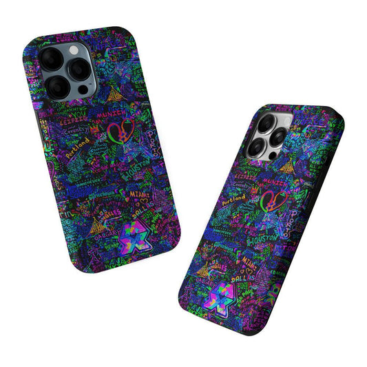 Mylo Xyloto Coldplay Graffiti 2 in 1 Tough Phone Case-Oxvistore