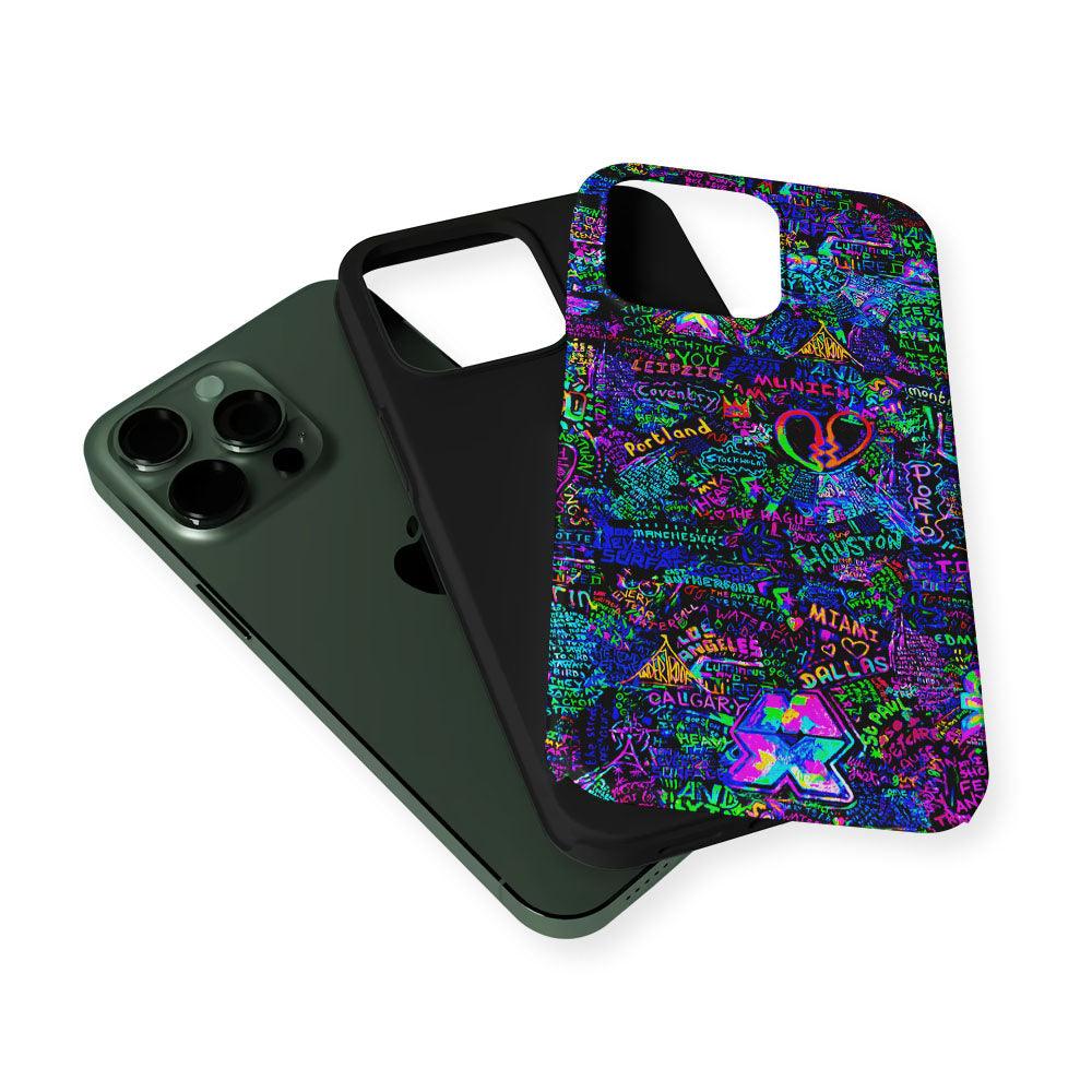 Mylo Xyloto Coldplay Graffiti 2 in 1 Tough Phone Case-Oxvistore