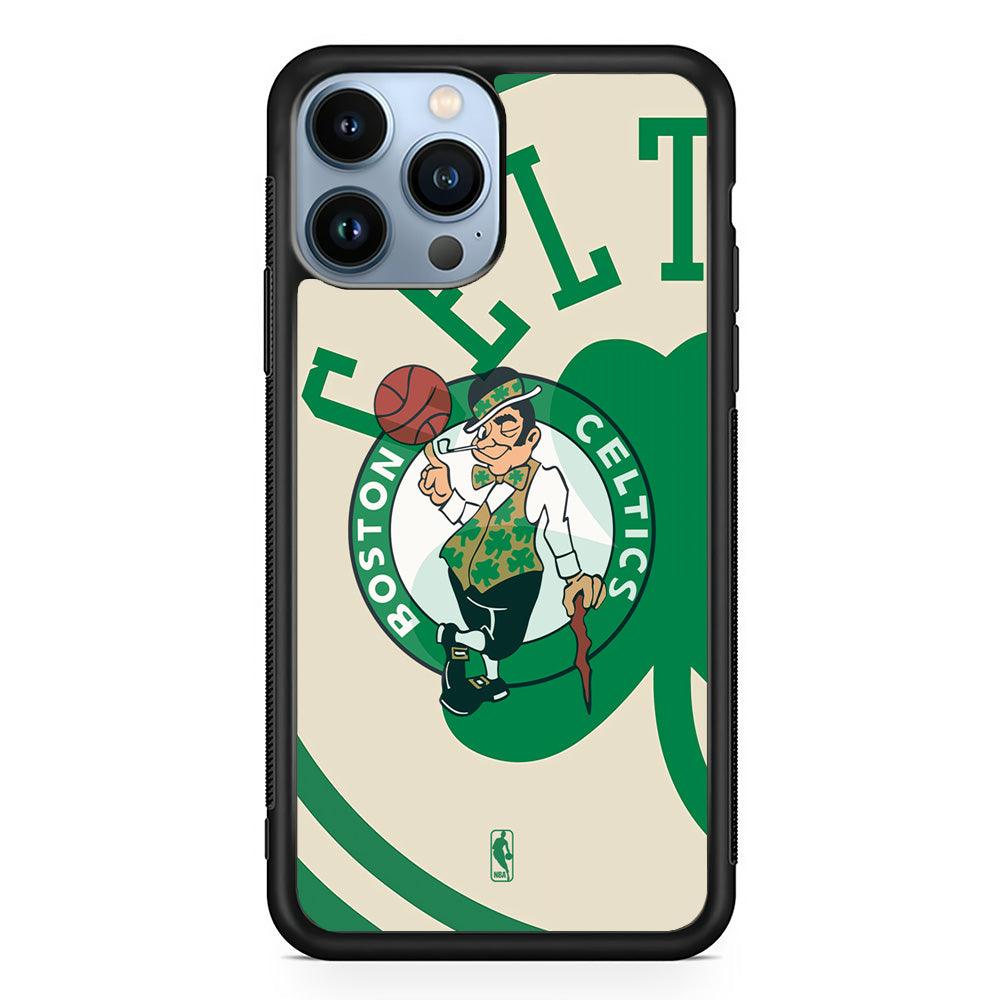 NBA Boston Celtics Part of Pride iPhone 15 Pro Case-Rubber Black (2D Case)-Oxvistore