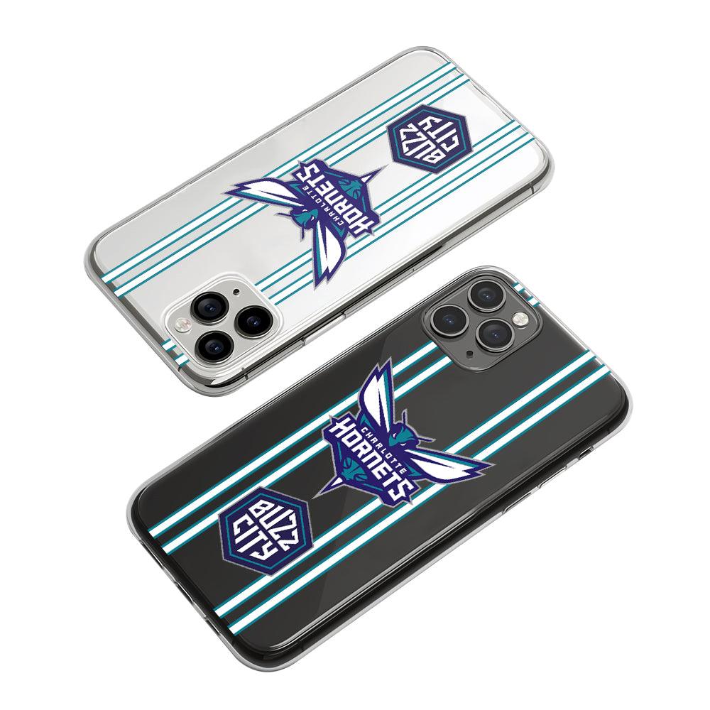 NBA Charlotte Hornets Buzz City on Duty Clear Soft Case-Oxvistore