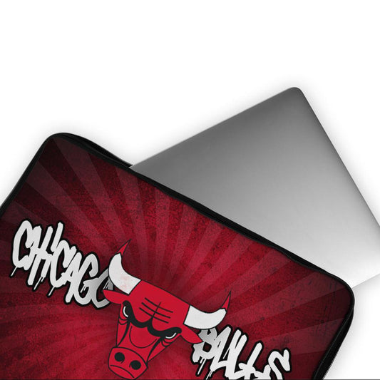 NBA Chicago Bulls Graffiti Laptop Sleeve Protective Cover-Oxvistore