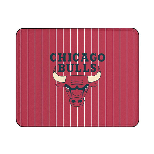 NBA Chicago Bulls Stripe Mouse Pads | Custom Mouse Pad with Non-Slip Rubber Base
