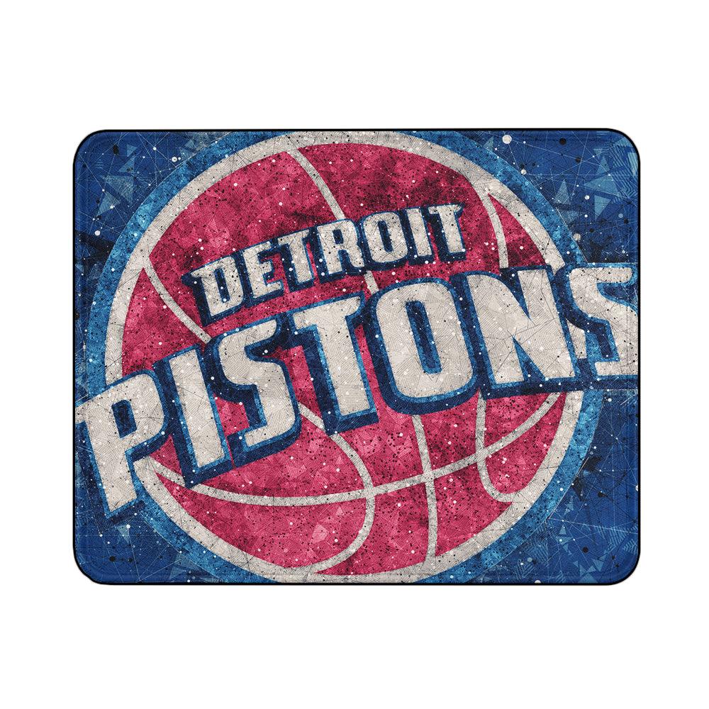 NBA Detroit Pistons Abstract Mouse Pads | Custom Mouse Pad with Non-Slip Rubber Base