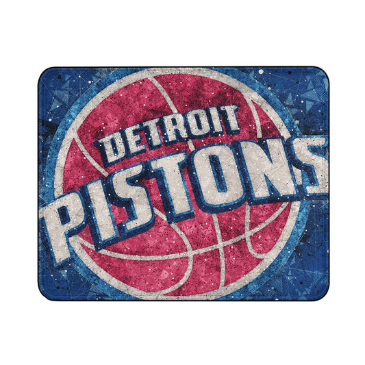 NBA Detroit Pistons Abstract Mouse Pads | Custom Mouse Pad with Non-Slip Rubber Base