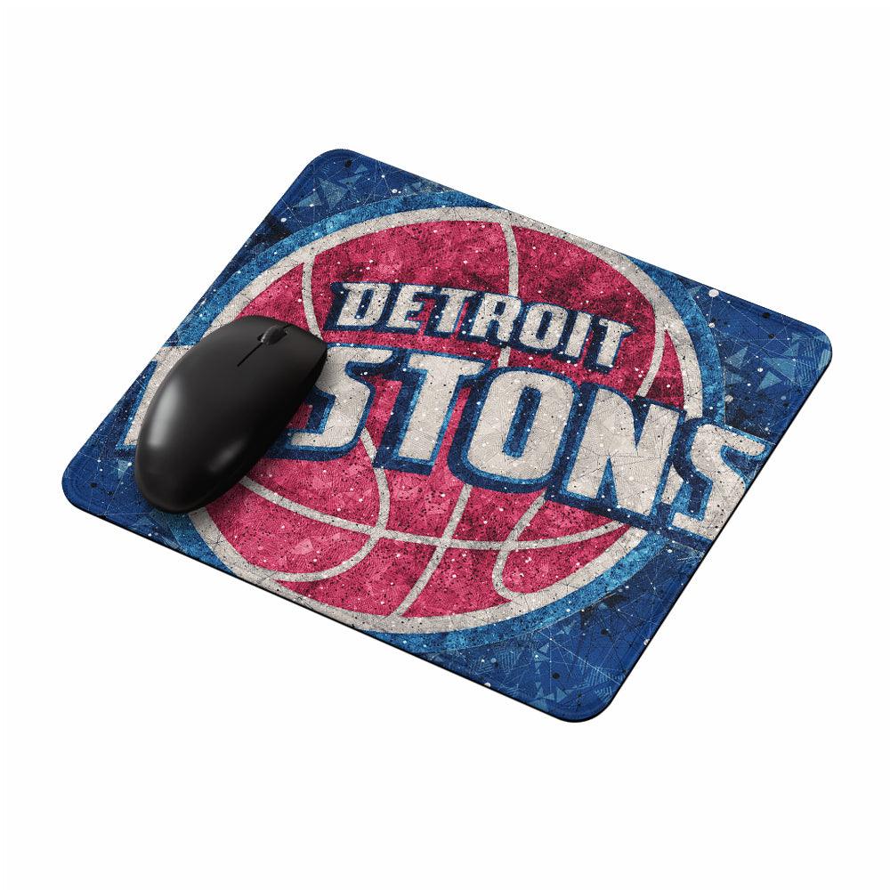 NBA Detroit Pistons Abstract Mouse Pads-Oxvistore