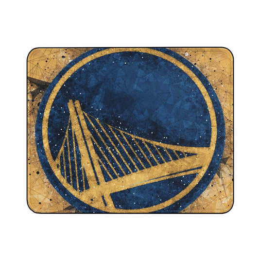 NBA Golden State Warriors Abstract Mouse Pads | Custom Mouse Pad with Non-Slip Rubber Base