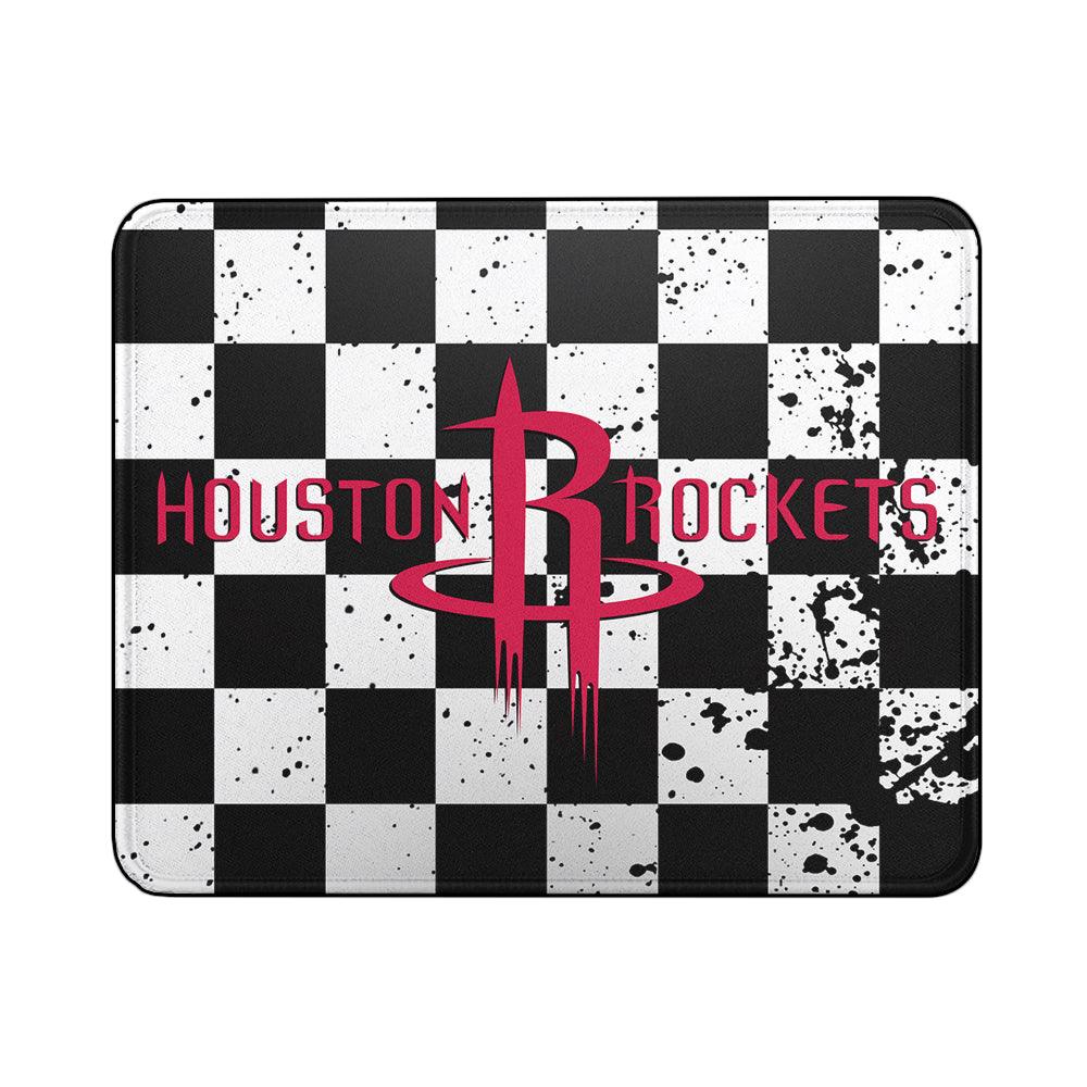 NBA Houston Rockets Plaid Mouse Pads | Custom Mouse Pad with Non-Slip Rubber Base