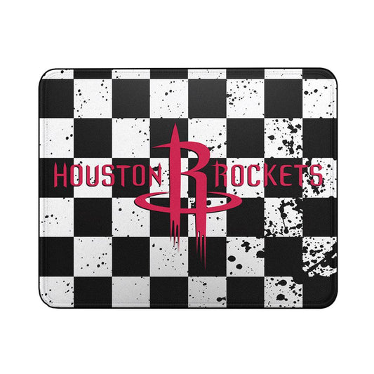 NBA Houston Rockets Plaid Mouse Pads | Custom Mouse Pad with Non-Slip Rubber Base