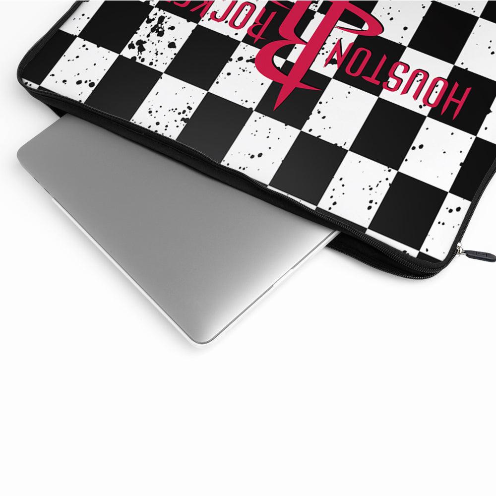 NBA Houston Rockets Plaid Laptop Sleeve Protective Cover-Oxvistore