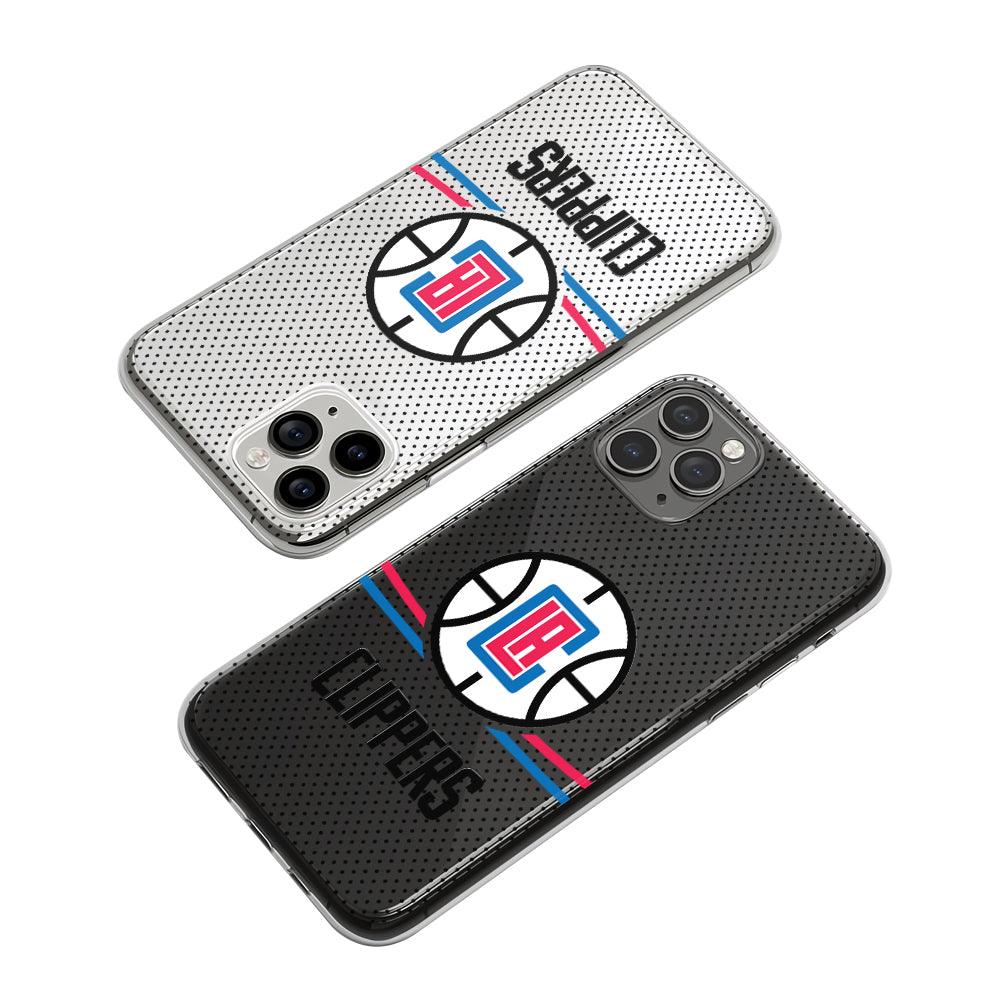 NBA Los Angeles Clippers Patern of Point Clear Soft Case-Oxvistore